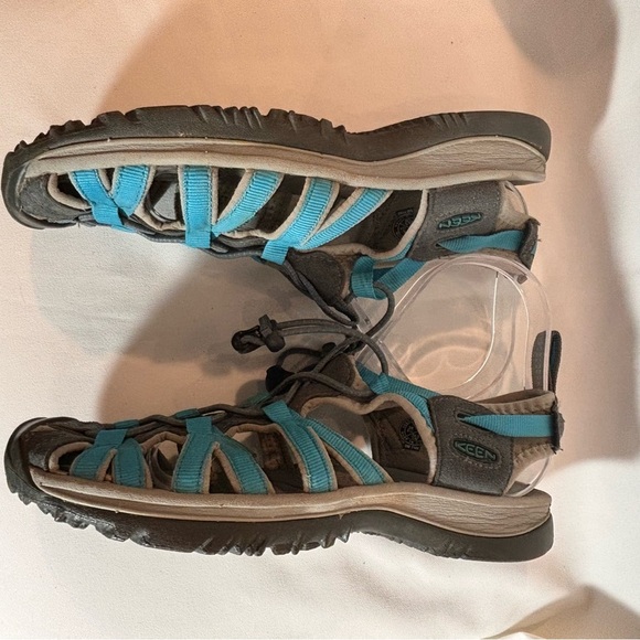 KEEN Sz 7.5 Whisper Bungee Closure Hiking Outdoor EVA Footbed Sandals - Picture 11 of 11